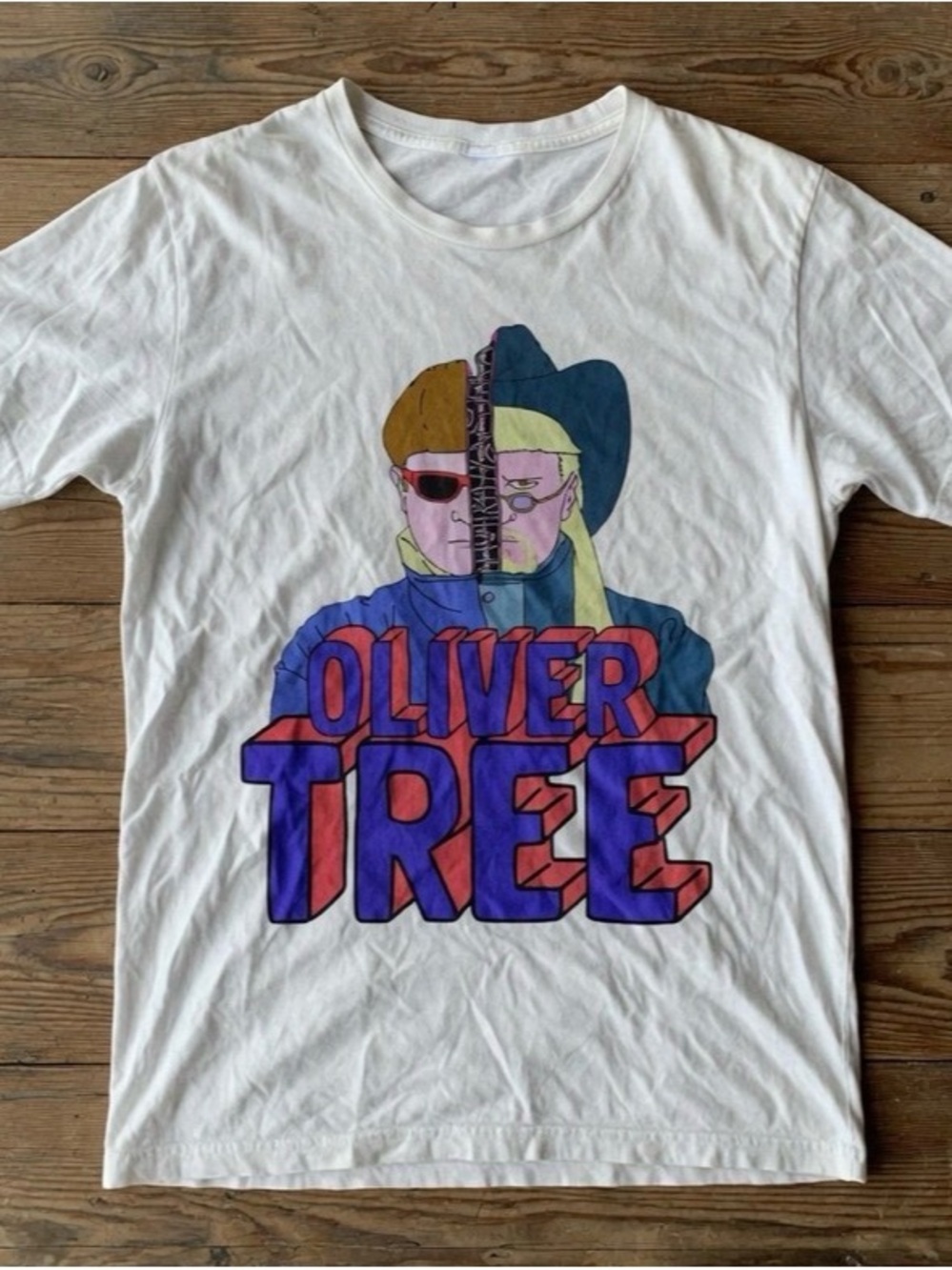Rip Oliver Tree White Graphic T-Shirt